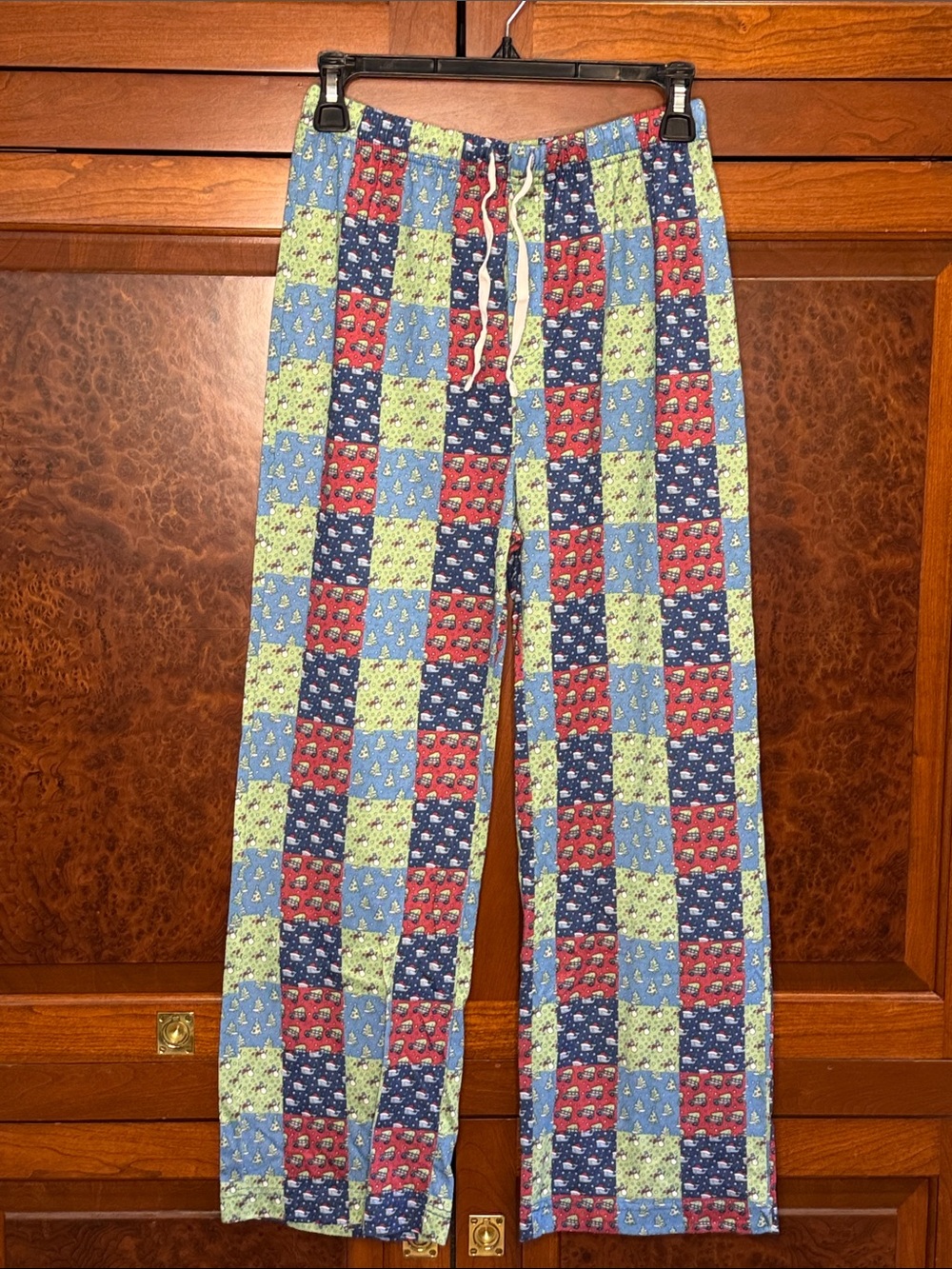 Vineyard Vines Kids Patchwork Pajama Pants - Blue/Red/Green